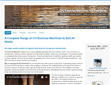 Tablet Screenshot of chiexercisemachine.com